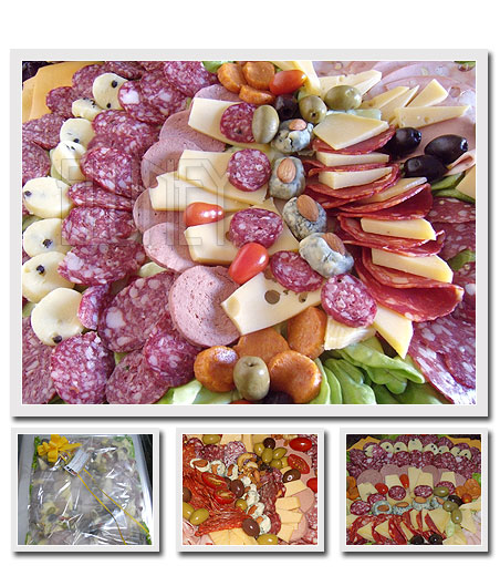Picada tradicional de fiambres